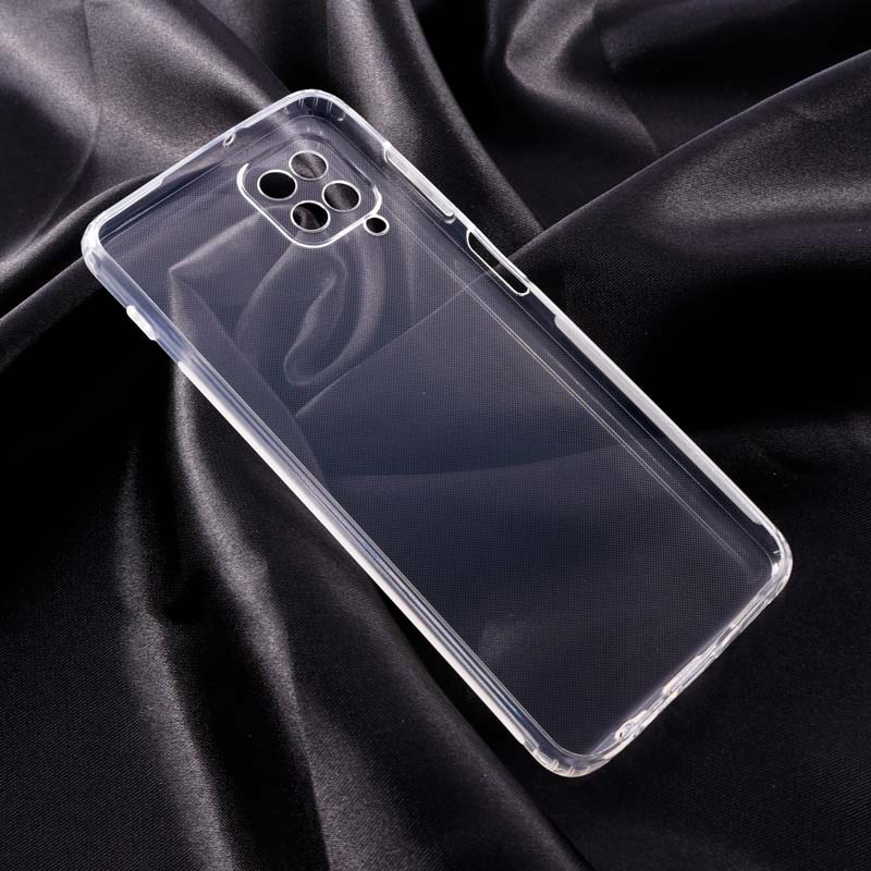 قاب ژله ای ساده بی رنگ محافظ لنزدار Samsung Galaxy A12