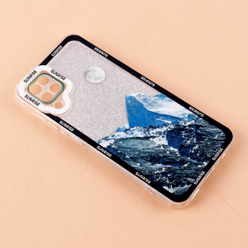 قاب فانتزی دور رنگی اکلیلی محافظ لنزدار Samsung Galaxy A12
