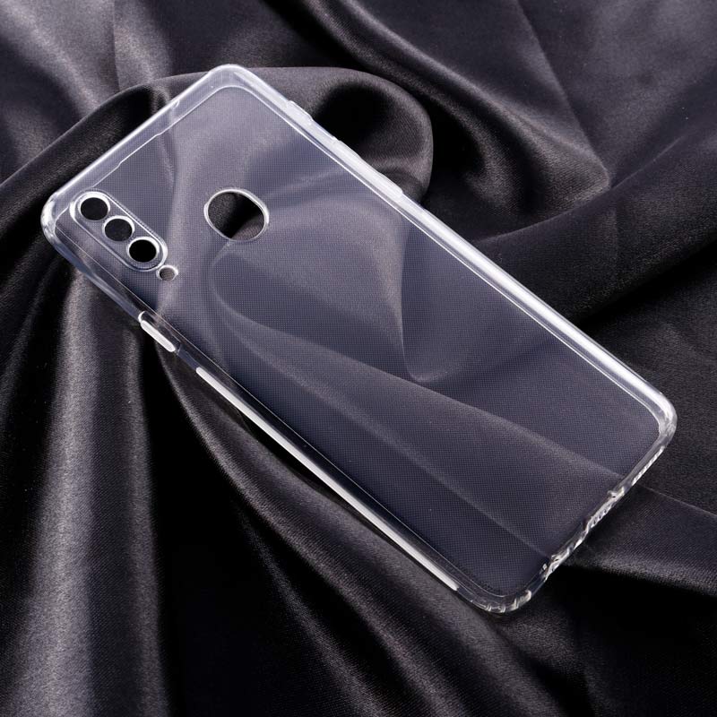 قاب ژله ای ساده بی رنگ محافظ لنزدار Samsung Galaxy A20s