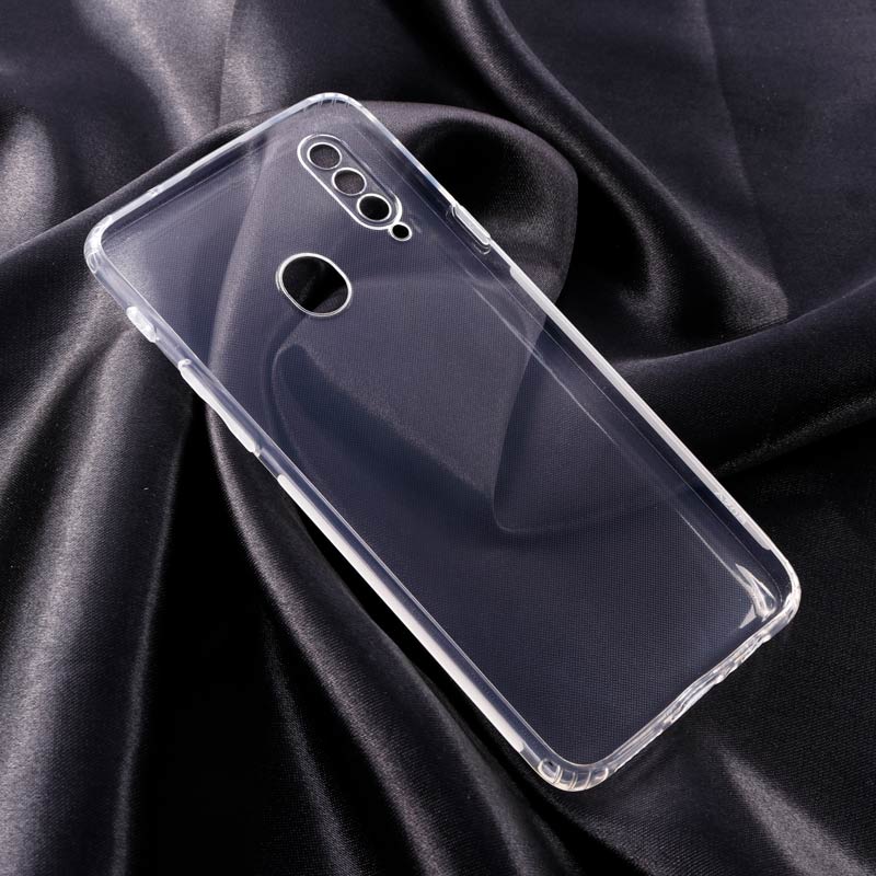 قاب ژله ای ساده بی رنگ محافظ لنزدار Samsung Galaxy A20s