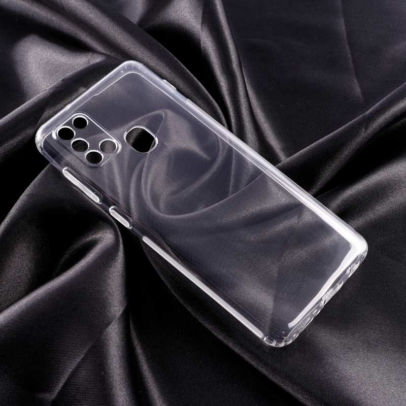 قاب ژله ای ساده بی رنگ محافظ لنزدار Samsung Galaxy A21s
