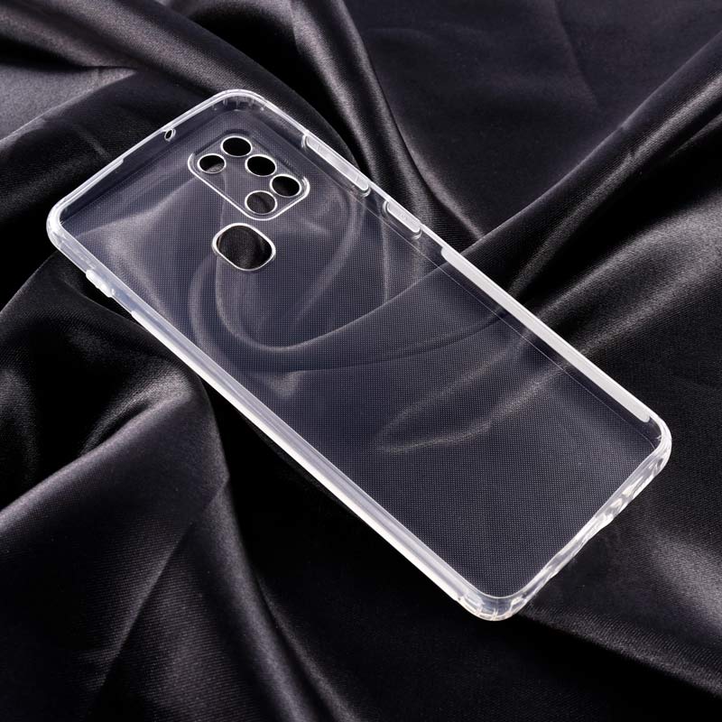 قاب ژله ای ساده بی رنگ محافظ لنزدار Samsung Galaxy A21s