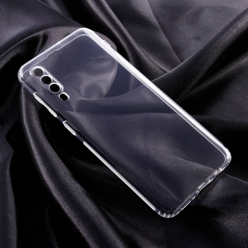 قاب ژله ای ساده بی رنگ محافظ لنزدار Samsung Galaxy A50