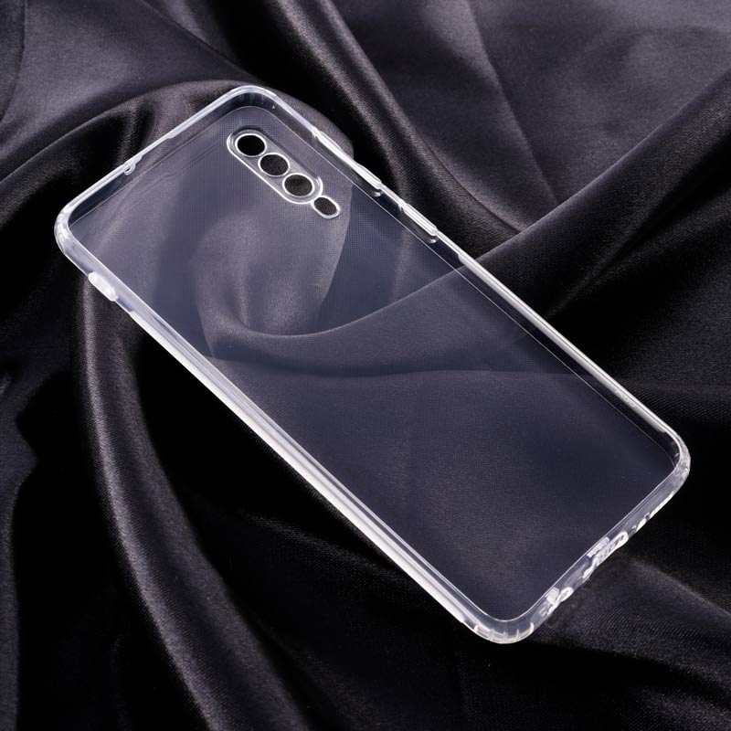 قاب ژله ای ساده بی رنگ محافظ لنزدار Samsung Galaxy A50