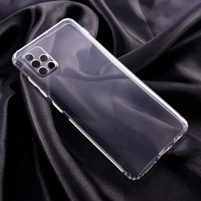 قاب ژله ای ساده بی رنگ محافظ لنزدار Samsung Galaxy A51