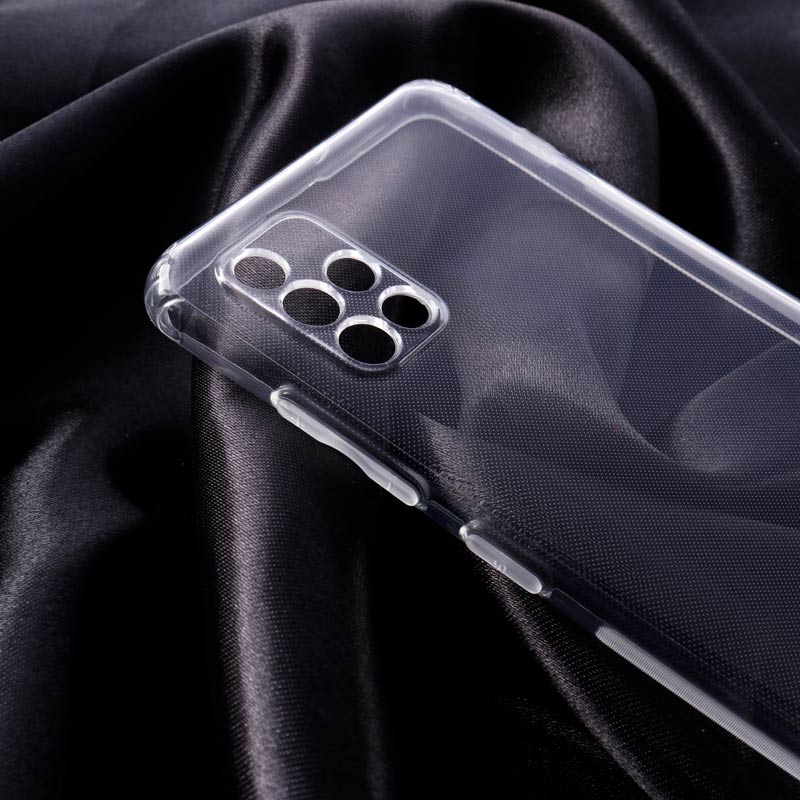 قاب ژله ای ساده بی رنگ محافظ لنزدار Samsung Galaxy A51