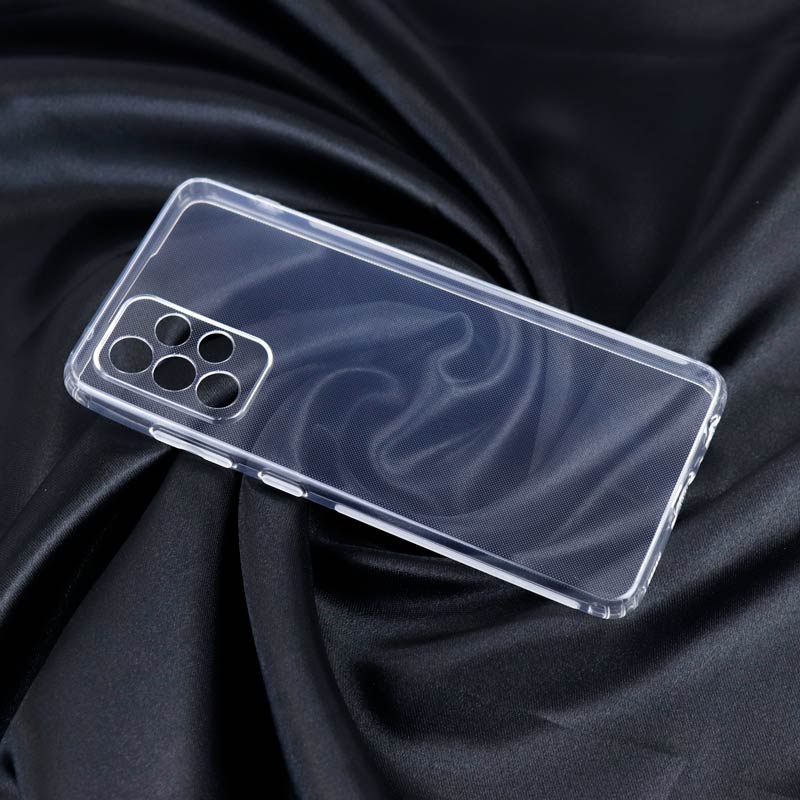 قاب ژله ای ساده بی رنگ محافظ لنزدار Samsung Galaxy A52 / A52s