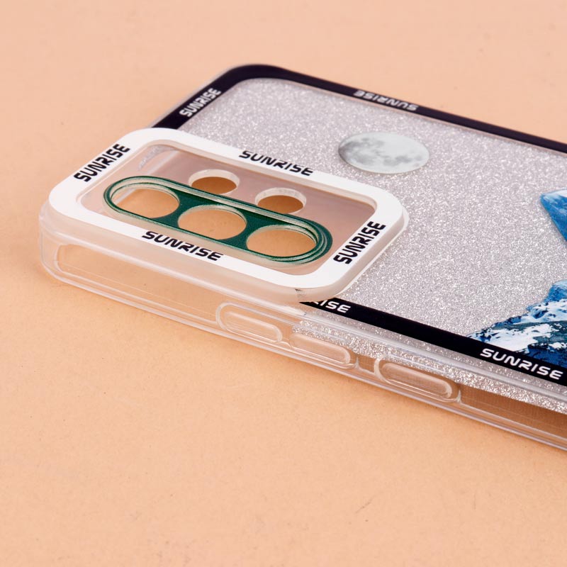 قاب فانتزی دور رنگی اکلیلی محافظ لنزدار Samsung Galaxy A53 5G