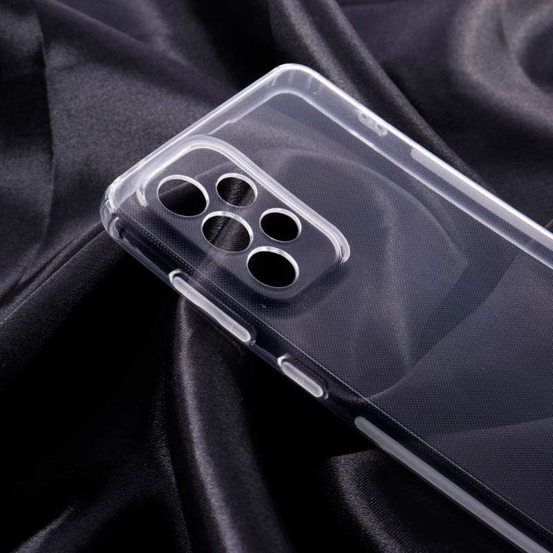 قاب ژله ای ساده بی رنگ محافظ لنزدار Samsung Galaxy A73