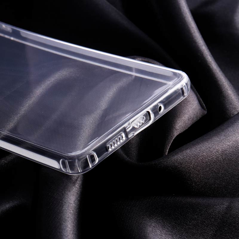 قاب ژله ای ساده بی رنگ محافظ لنزدار Samsung Galaxy A73
