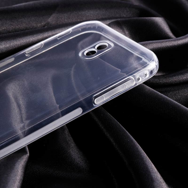 قاب ژله ای ساده بی رنگ محافظ لنزدار Samsung Galaxy J7 2017