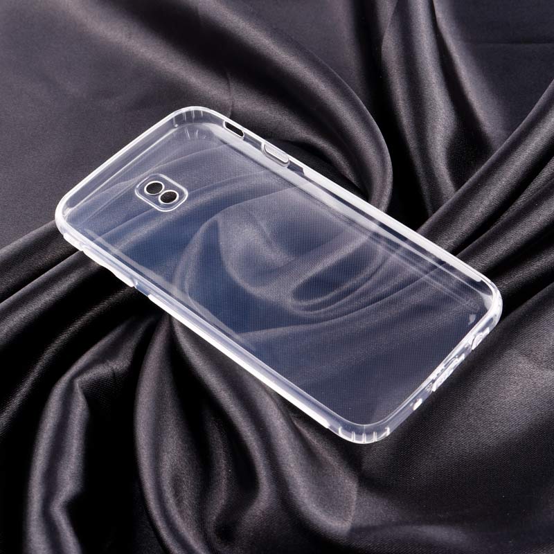 قاب ژله ای ساده بی رنگ محافظ لنزدار Samsung Galaxy J7 2017