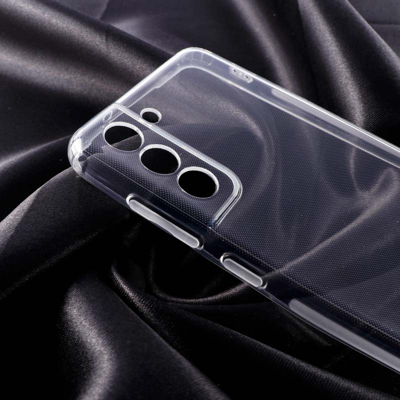 قاب ژله ای ساده بی رنگ محافظ لنزدار Samsung Galaxy S21 FE 5G