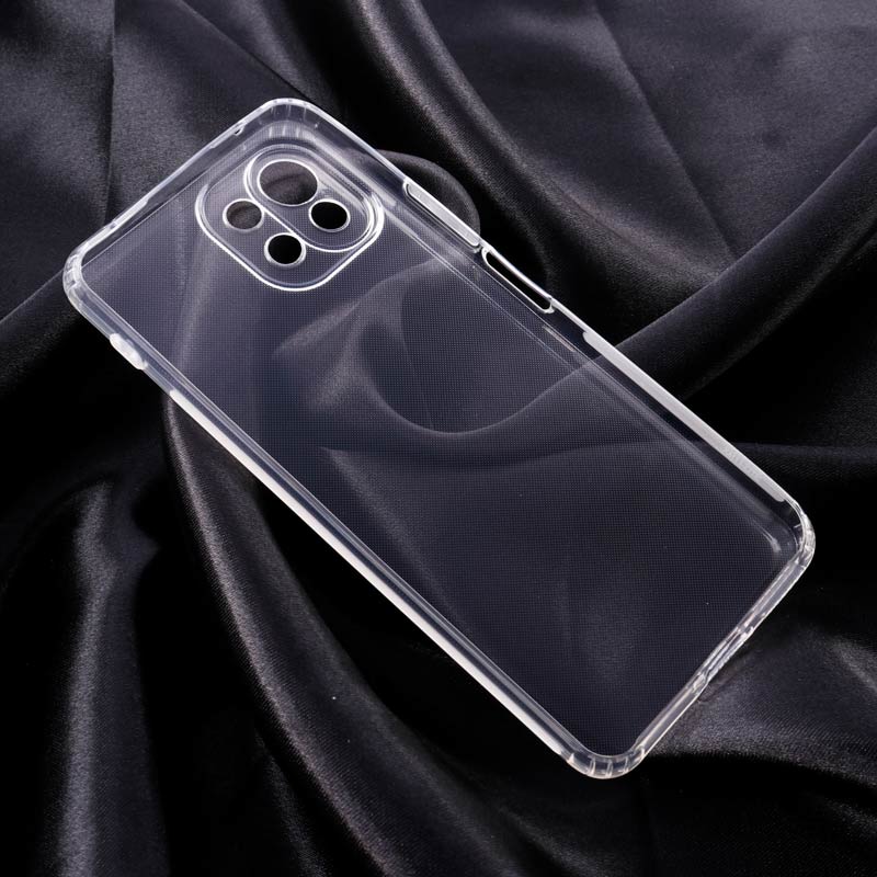 قاب ژله ای ساده بی رنگ محافظ لنزدار Xiaomi Mi 11 Lite 5G