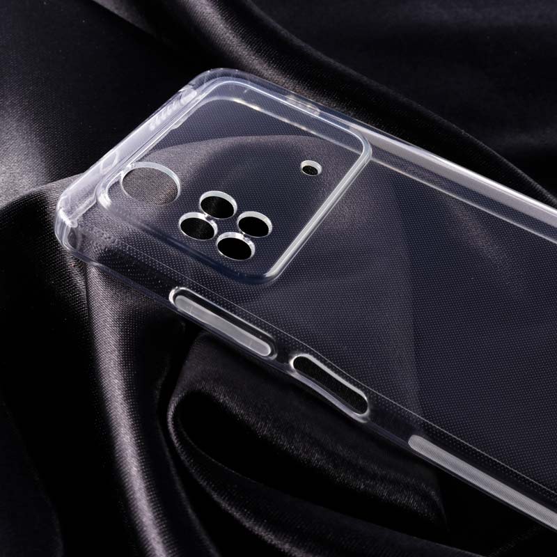 قاب ژله ای ساده بی رنگ محافظ لنزدار Xiaomi Poco M4 Pro
