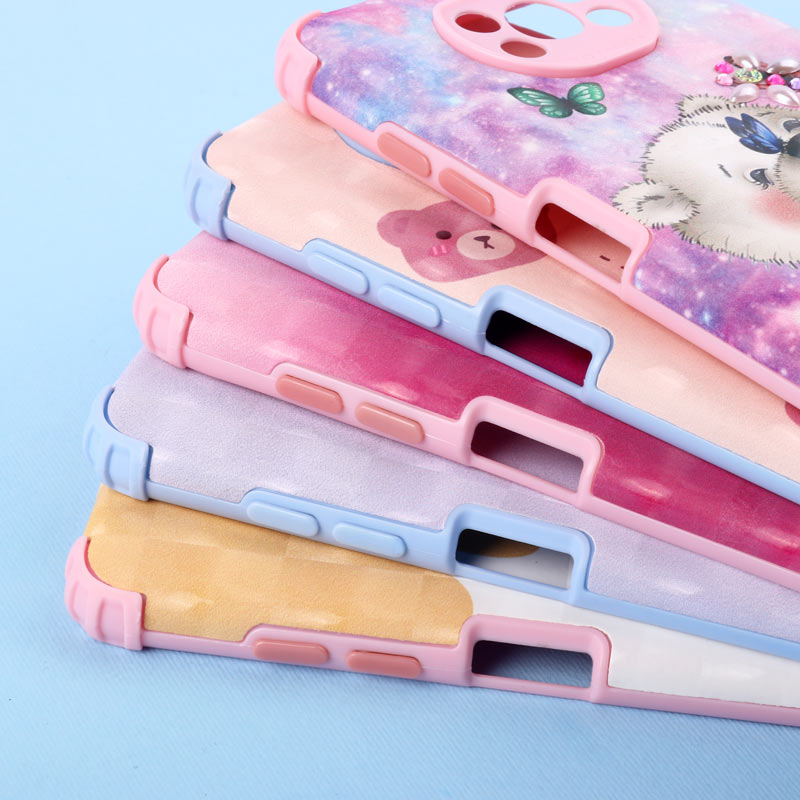 قاب فانتزی نگین دار کپسولی محافظ لنزدار Xiaomi Poco X3 Pro