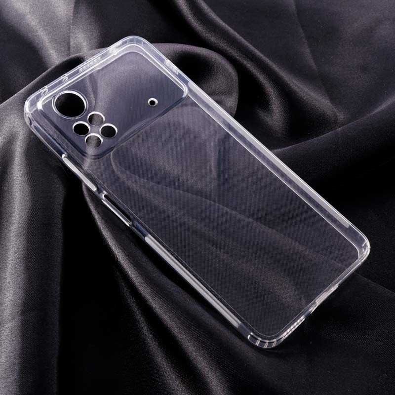 قاب ژله ای ساده بی رنگ محافظ لنزدار Xiaomi Poco X4 Pro 5G