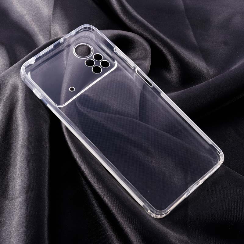 قاب ژله ای ساده بی رنگ محافظ لنزدار Xiaomi Poco X4 Pro 5G