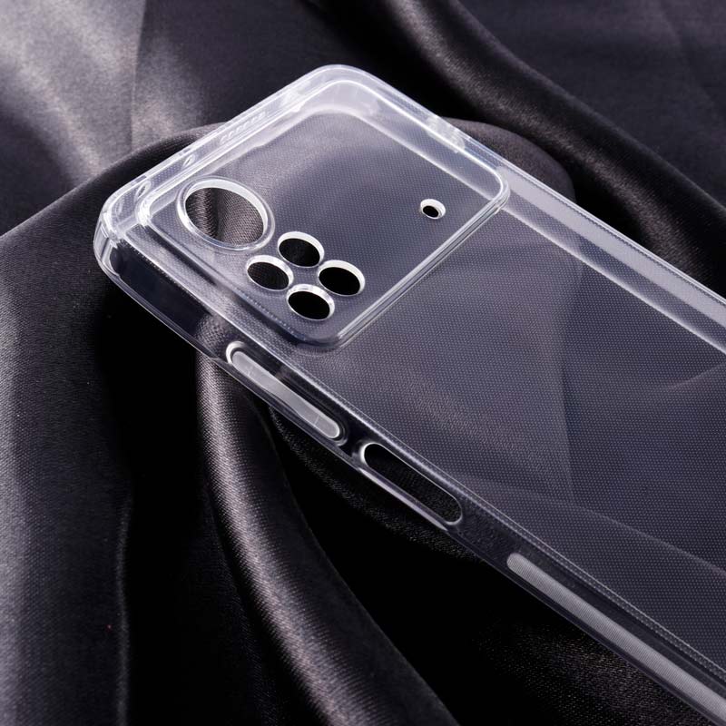 قاب ژله ای ساده بی رنگ محافظ لنزدار Xiaomi Poco X4 Pro 5G