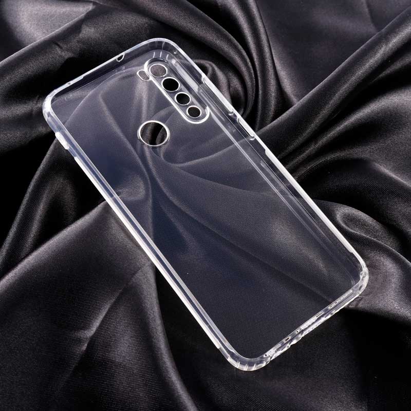 قاب ژله ای ساده بی رنگ محافظ لنزدار Xiaomi Redmi Note 8