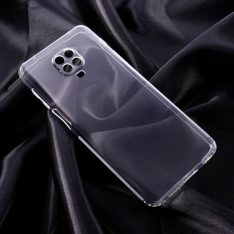 قاب ژله ای ساده بی رنگ محافظ لنزدار Xiaomi Redmi Note 9s