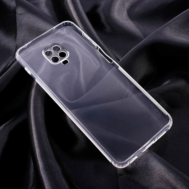قاب ژله ای ساده بی رنگ محافظ لنزدار Xiaomi Redmi Note 9s