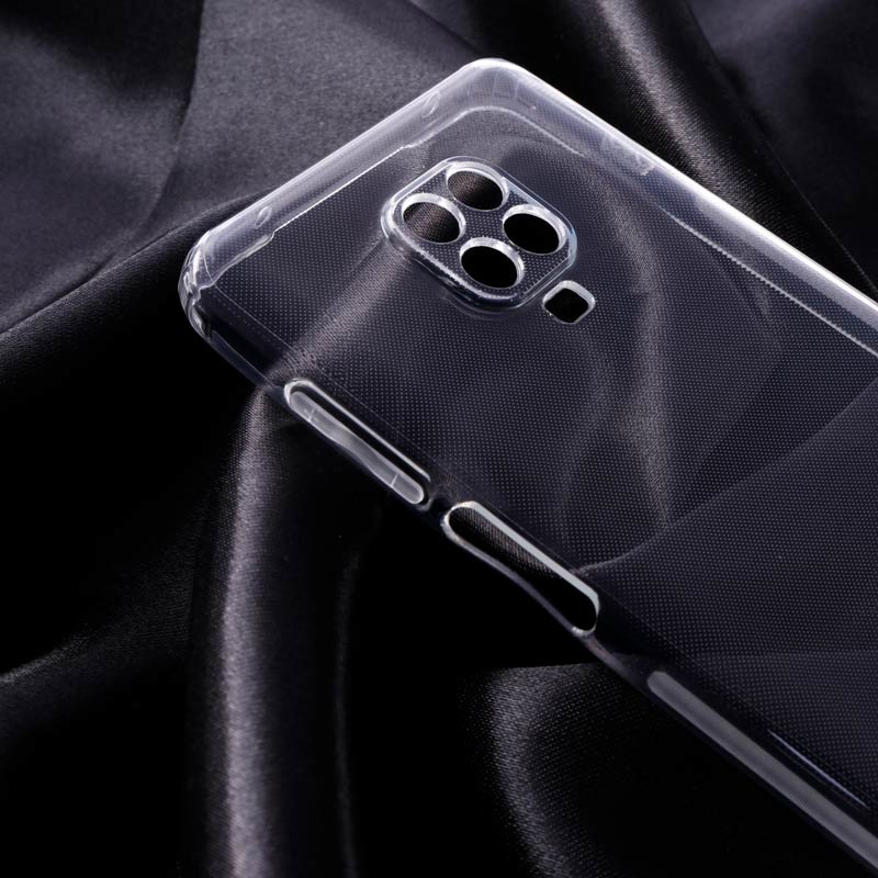 قاب ژله ای ساده بی رنگ محافظ لنزدار Xiaomi Redmi Note 9s