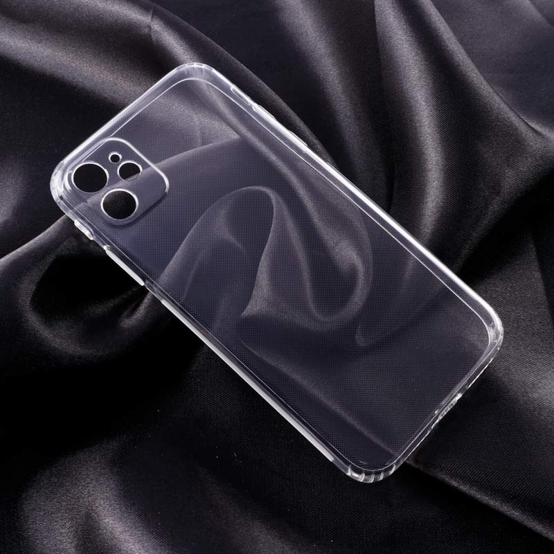 قاب ژله ای ساده بی رنگ محافظ لنزدار iPhone 11