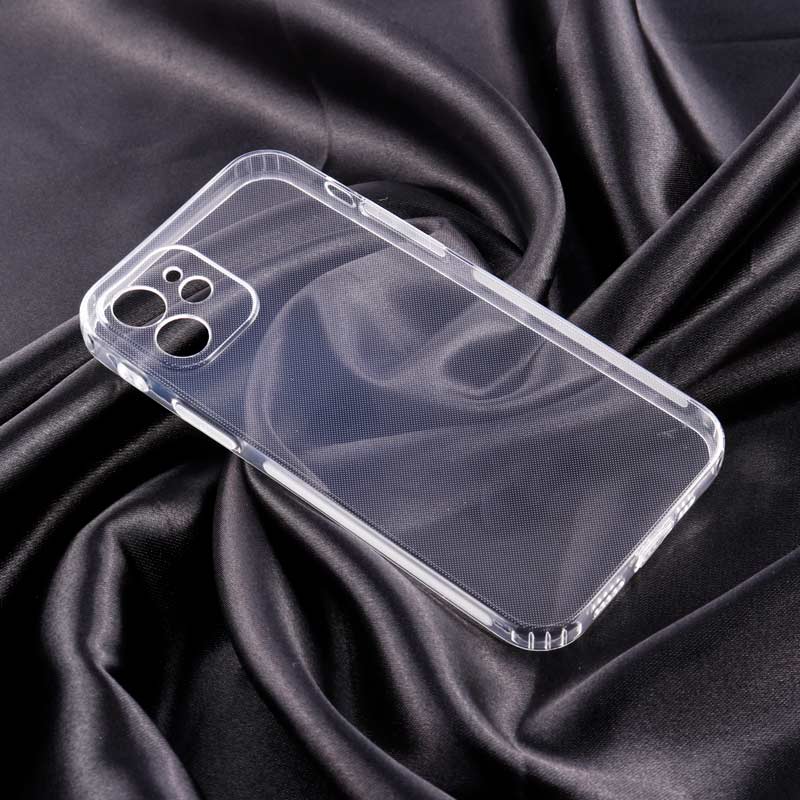 قاب ژله ای ساده بی رنگ محافظ لنزدار iPhone 12