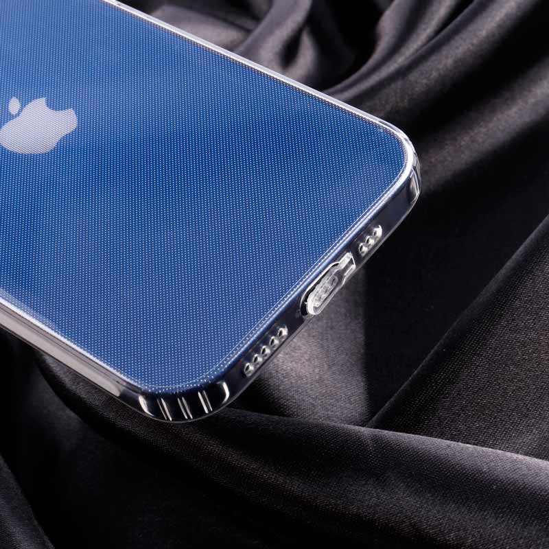 قاب ژله ای ساده بی رنگ محافظ لنزدار iPhone 12