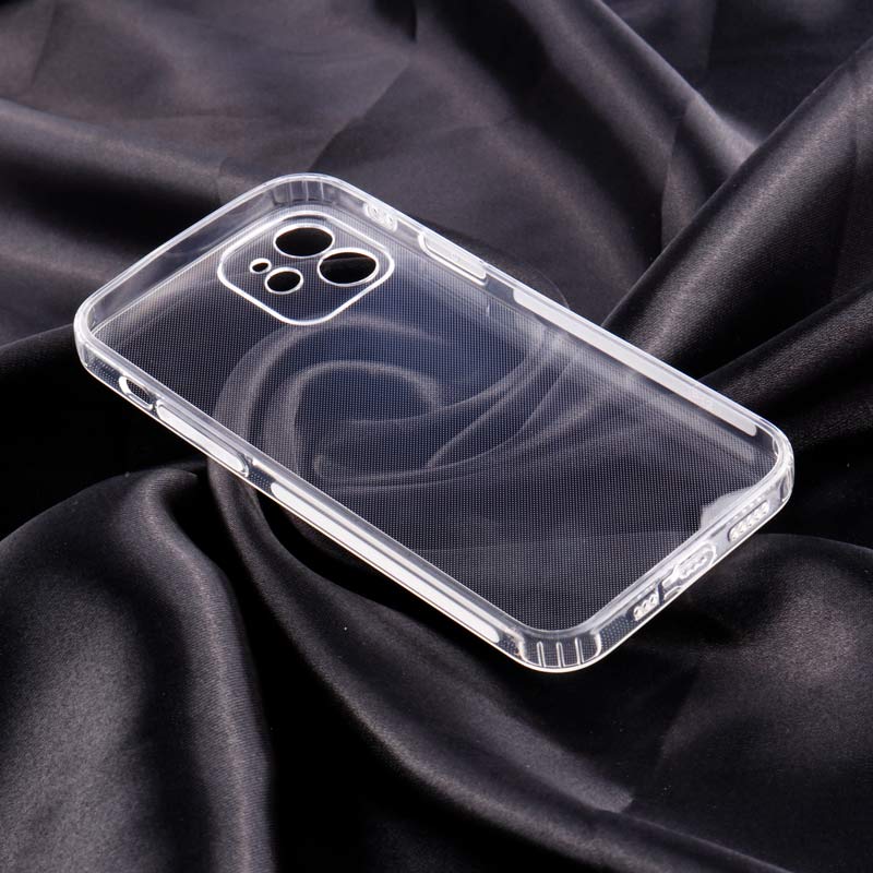 قاب ژله ای ساده بی رنگ محافظ لنزدار iPhone 12