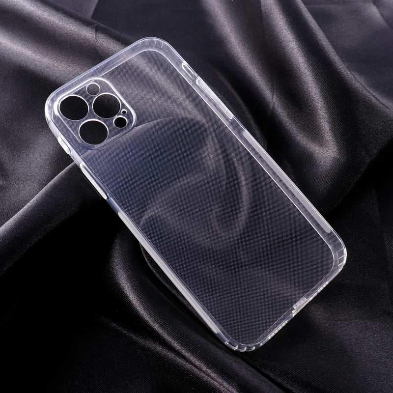 قاب ژله ای ساده بی رنگ محافظ لنزدار iPhone 12 Pro