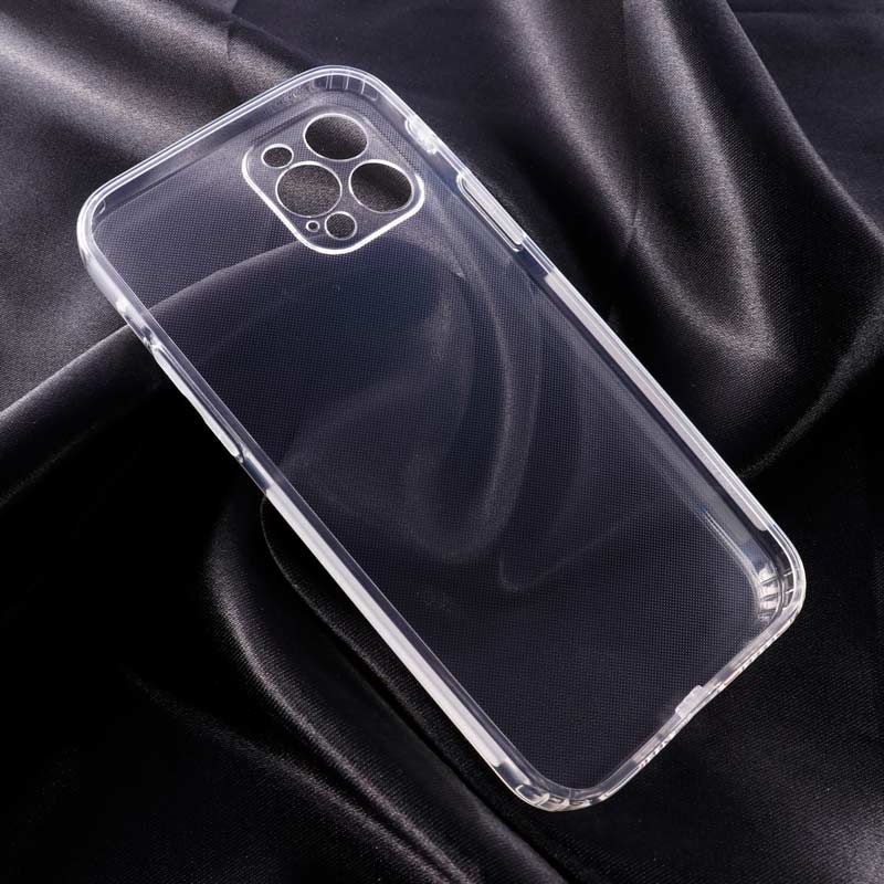 قاب ژله ای ساده بی رنگ محافظ لنزدار iPhone 12 Pro