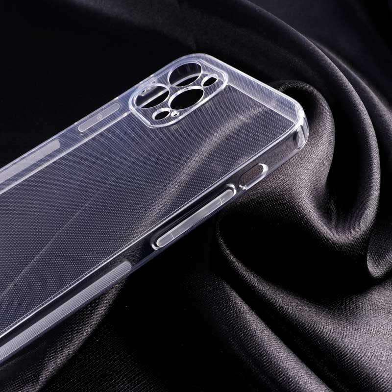 قاب ژله ای ساده بی رنگ محافظ لنزدار iPhone 12 Pro