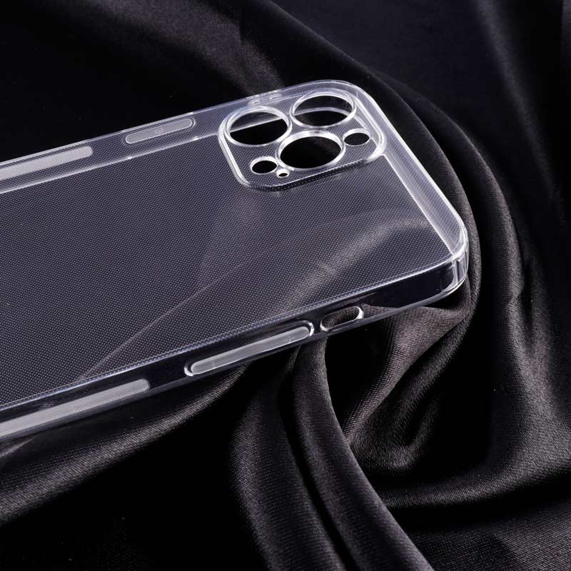 قاب ژله ای ساده بی رنگ محافظ لنزدار iPhone 12 Pro Max