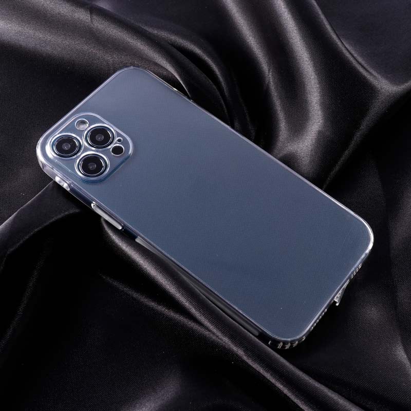 قاب ژله ای ساده بی رنگ محافظ لنزدار iPhone 12 Pro Max