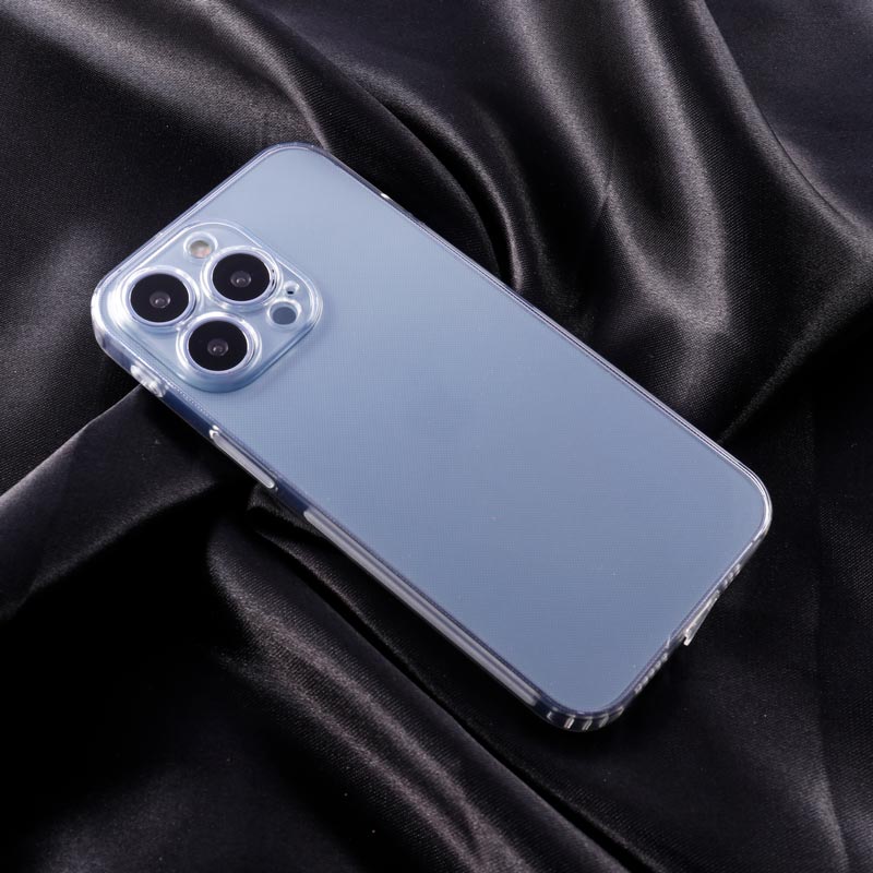 قاب ژله ای ساده بی رنگ محافظ لنزدار iPhone 13 Pro