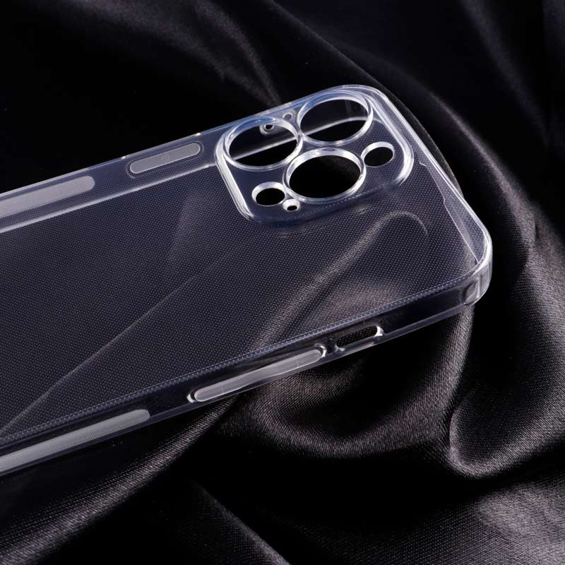 قاب ژله ای ساده بی رنگ محافظ لنزدار iPhone 13 Pro