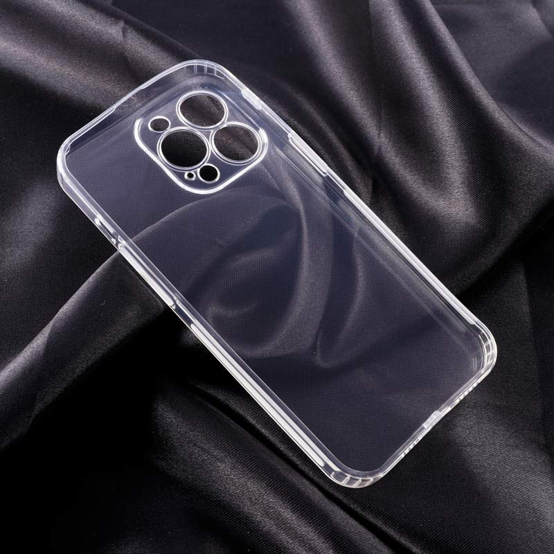 قاب ژله ای ساده بی رنگ محافظ لنزدار iPhone 13 Pro