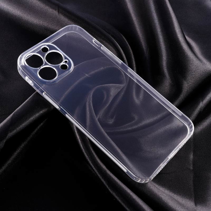 قاب ژله ای ساده بی رنگ محافظ لنزدار iPhone 13 Pro Max