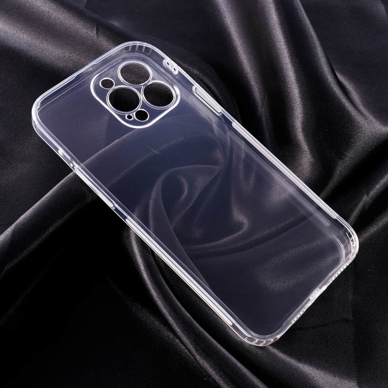 قاب ژله ای ساده بی رنگ محافظ لنزدار iPhone 13 Pro Max