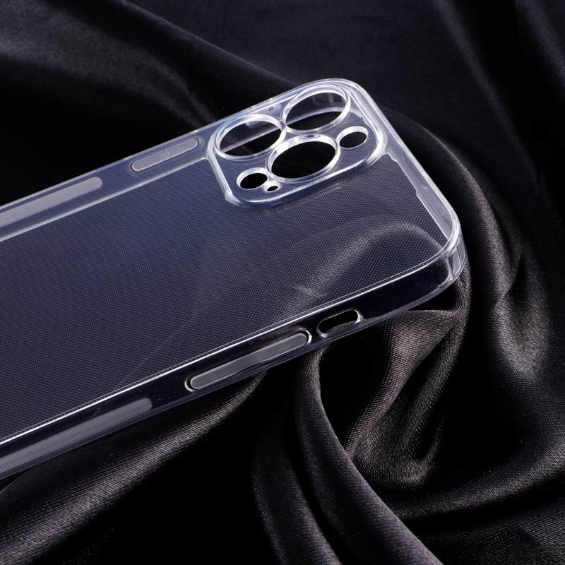 قاب ژله ای ساده بی رنگ محافظ لنزدار iPhone 13 Pro Max