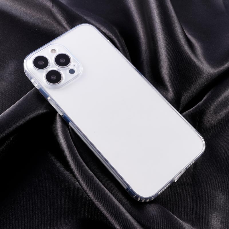 قاب ژله ای ساده بی رنگ محافظ لنزدار iPhone 13 Pro Max