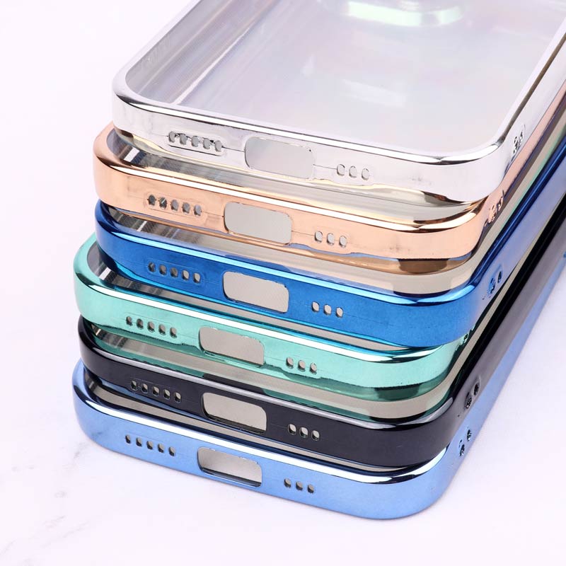 قاب شفاف ژله ای رنگی محافظ لنزدار iPhone 14