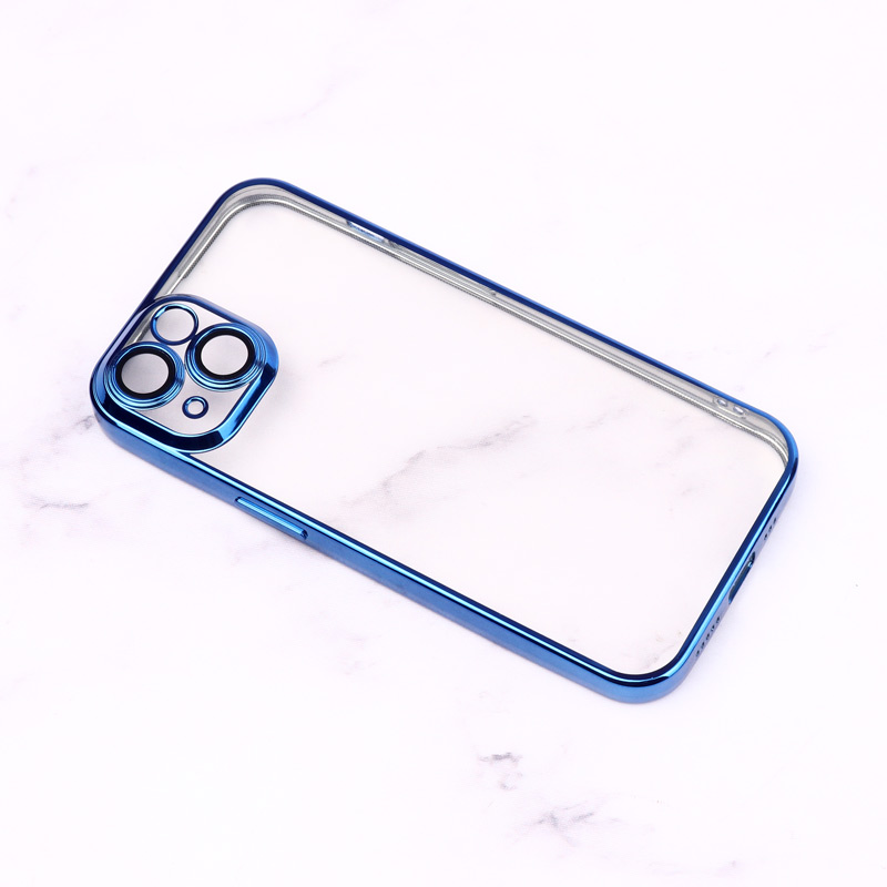 قاب شفاف ژله ای رنگی محافظ لنزدار iPhone 14