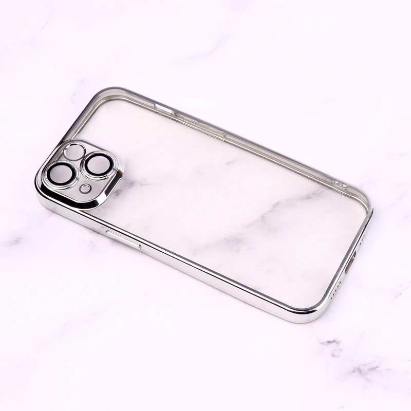 قاب شفاف ژله ای رنگی محافظ لنزدار iPhone 14
