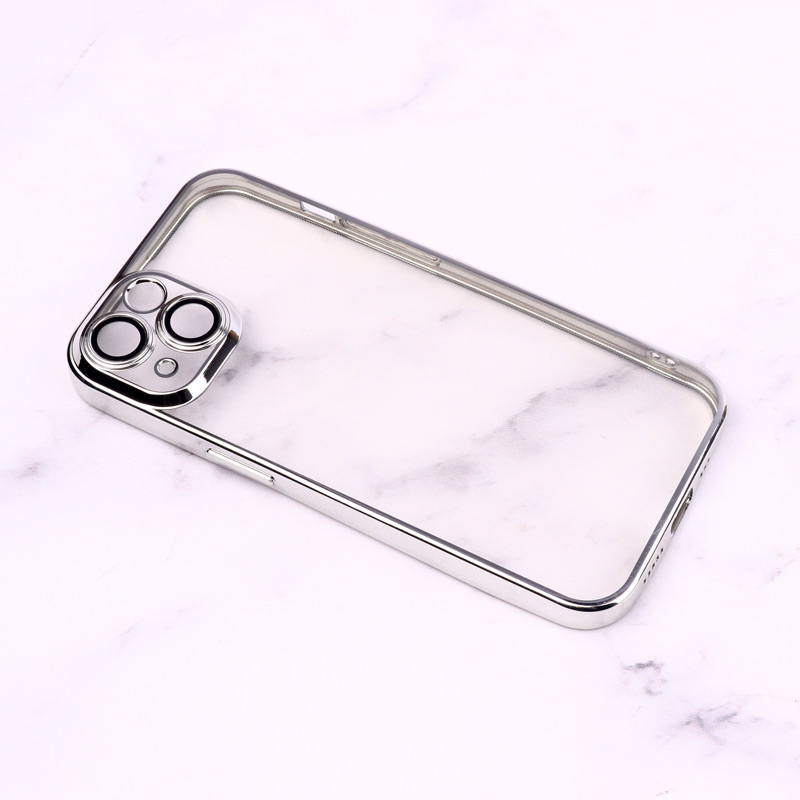 قاب شفاف ژله ای رنگی محافظ لنزدار iPhone 14