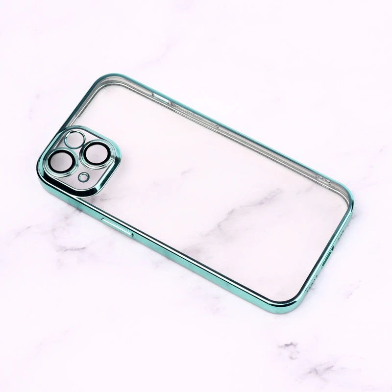 قاب شفاف ژله ای رنگی محافظ لنزدار iPhone 14
