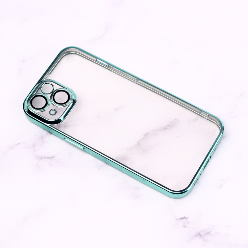 قاب شفاف ژله ای رنگی محافظ لنزدار iPhone 14