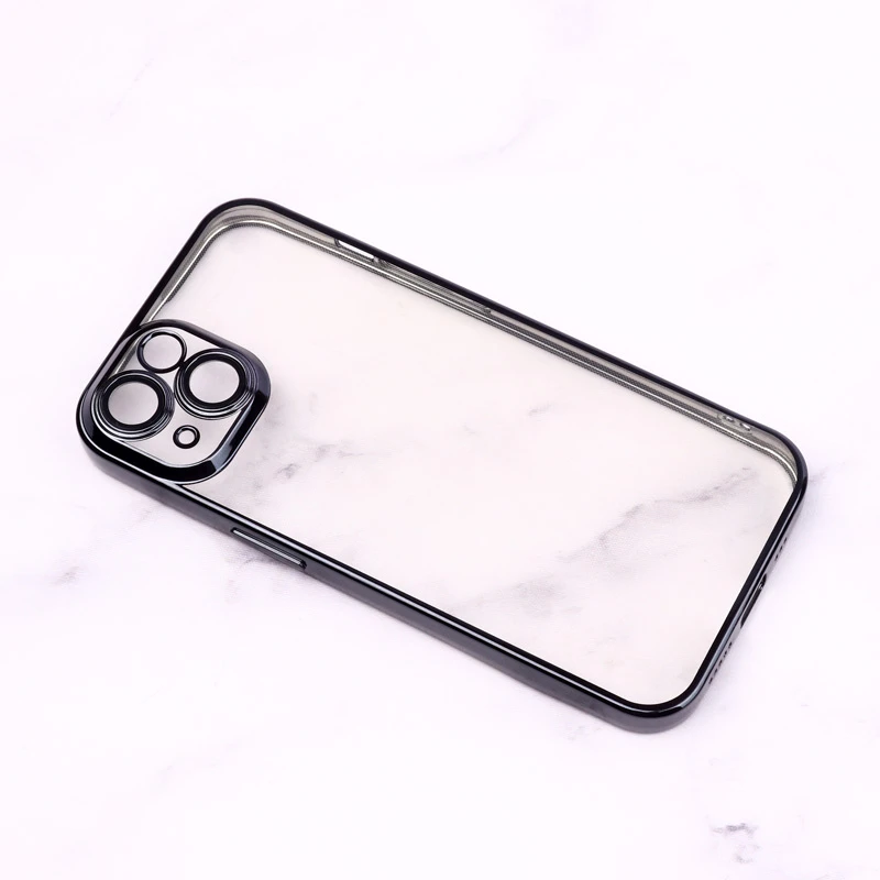 قاب شفاف ژله ای رنگی محافظ لنزدار iPhone 14
